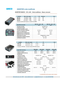 caratteristiche - INVERTER