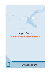 L`unità delle forze fisiche