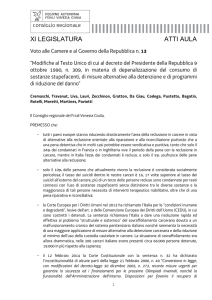 Testo Voto - Consiglio Regionale del Friuli Venezia Giulia