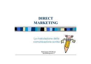 direct marketing - Provincia di Torino