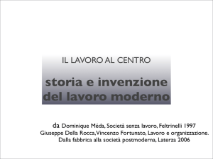 QUI - Sociologia del Lavoro | Università di Pisa