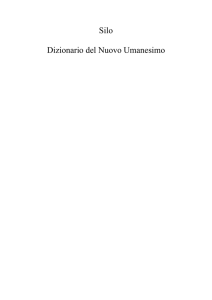 Silo Dizionario del Nuovo Umanesimo