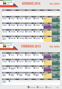 GENNAIO 2016 FEBBRAIO 2015