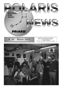N. 26 - Marzo 2005 - Associazione Ligure Astrofili POLARIS