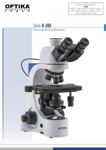 Depliant Microscopio Optica serie B380