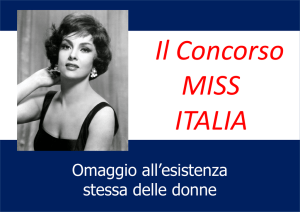 Il Concorso Miss Italia