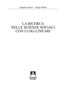 LA RICERCA NELLE SCIENZE SOCIALI CON I LOG