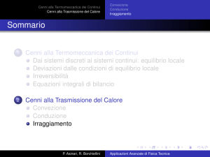 Applicazioni Avanzate di Fisica Tecnica