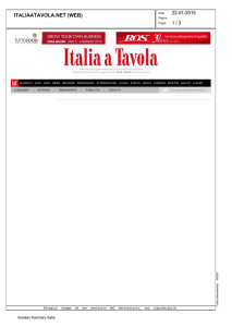 ItaliaaTavola.net 22-01-2015 - Vranken
