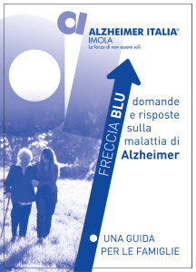 Libretto Freccia Blu - Associazione Alzheimer Imola