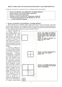 1 BREVE STORIA delle TECNOLOGIE dell`ISTRUZIONE e dell