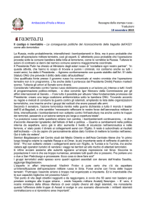 Traduzioni 18 novembre 2015 - Ambasciata d`Italia