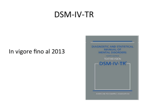 DSM-‐IV-‐TR - e