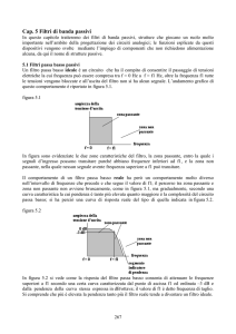 Cap. 5 Filtri di banda passivi