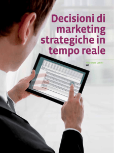 decisioni di marketing strategiche in tempo reale