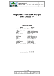 Programmi - Liceo Vittorini