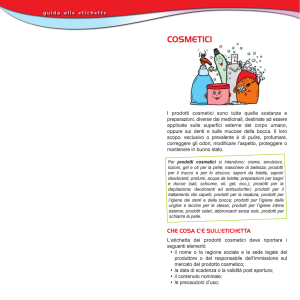 cosmetici - Lega Consumatori Veneto