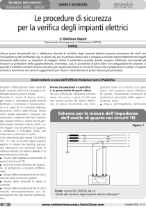 Le procedure di sicurezza per la verifica degli impianti elettrici