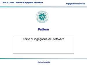 Pattern Corso di ingegneria del software