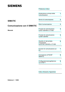 SIMATIC Comunicazione con il SIMATIC