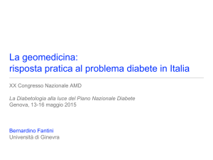 La geomedicina: risposta pratica al problema diabete in Italia