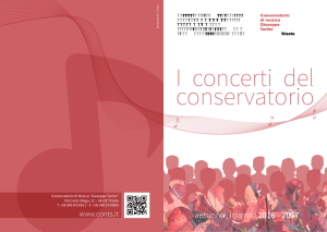 Libretto - Conservatorio Tartini