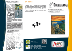 Brochure Acustica/Rumore