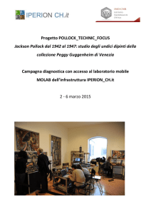 Progetto POLLOCK_TECHNIC_FOCUS Jackson Pollock dal 1942 al