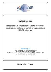 SMS1R.48.100 Manuale d`uso