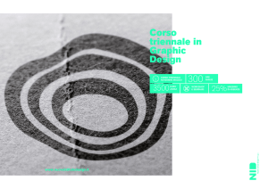 Corso triennale in Graphic Design 300