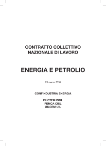CCNL Energia Petrolio 23 mar 2010