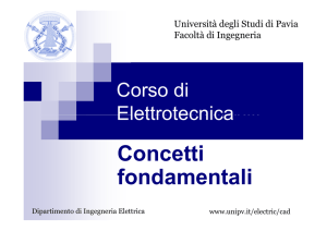 Concetti fondamentali - Università di Pavia