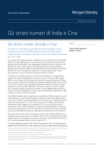 Gli strani numeri di India e Cina