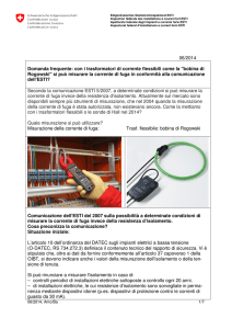 06/2014 Domanda frequente: con i trasformatori di corrente flessibili