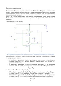 Il comparatore a finestra - Ing. Matilde Consales Home Page