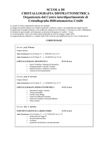 Programma Scuola CrisDi 2012