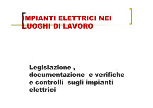 impianti elettrici nei luoghi di lavoro