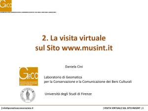 2. La visita virtuale sul Sito www.musint.it