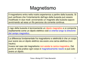 Magnetismo - I blog di Unica