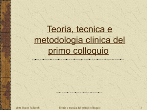 Il colloquio clinico - Psicoterapia e ricerca psicoanalitica