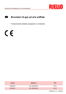 Bruciatori di gas ad aria soffiata