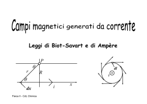 Leggi di Biot-Savart e di Ampère