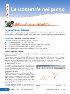 Isometrie Geogebra - Scuola SB Capitanio