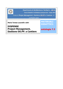 DISPENSE Project Management, Gestione OO.PP. e Cantiere