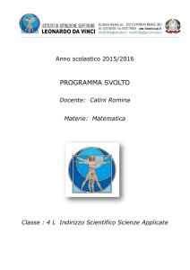 programma svolto