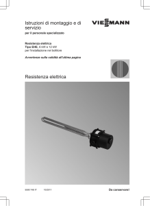 Vitocell 100-L Resistenza elettrica Tipo EHE 6kw
