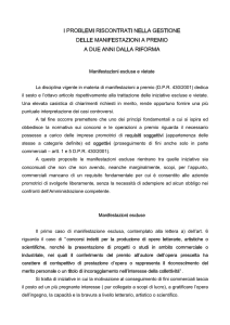 La gestione delle manifestazioni a premio a due anni dalla riforma