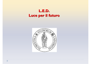 LEZIONE LED - Università degli Studi di Firenze