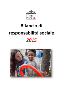 Bilancio di responsabilità sociale 2015