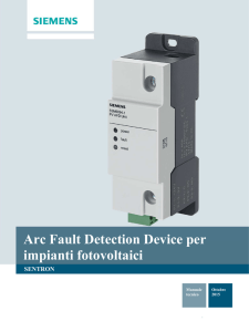 MANUALE TECNICO - AFDD per fotovoltaico